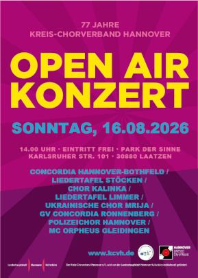 plakat open air konzert